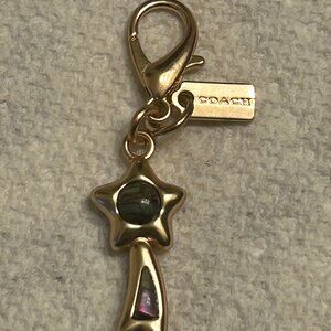 Coach Shooting / Falling Star Bag Charm / Keychain